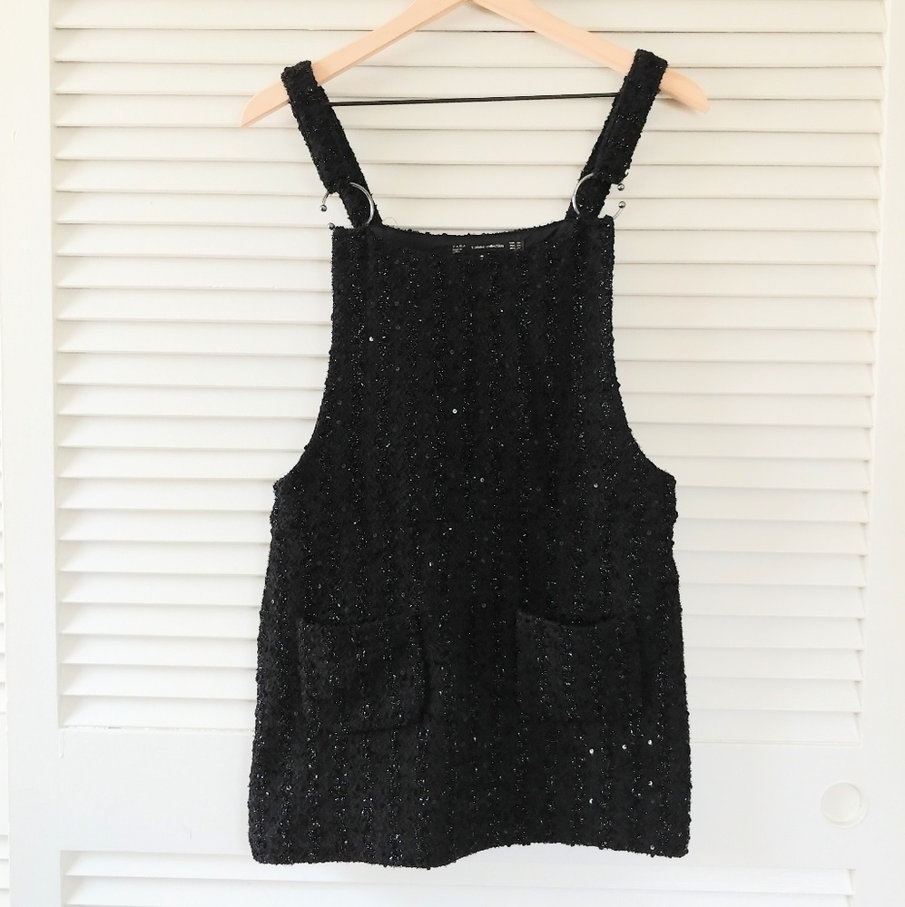 Zara Sequin Jumpsuit Dress